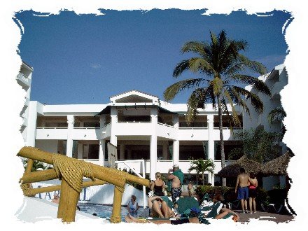 Looking back from the Pool Bar